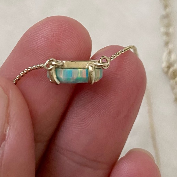 Kendra Scott ‘Jayde’ Necklace w/Kyocera Opal Pendant - Picture 9 of 14